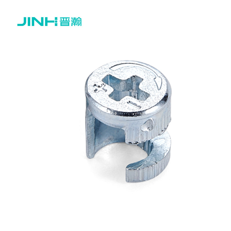 Zinc Plated 10mm Cam Lock Easy To Install Furniture Cam Fitting For Desk Construction