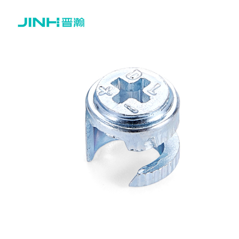 Eccentric Wheel 12mm Cam Connector Zinc Plated Cabinet Hardware For K/D Furniture