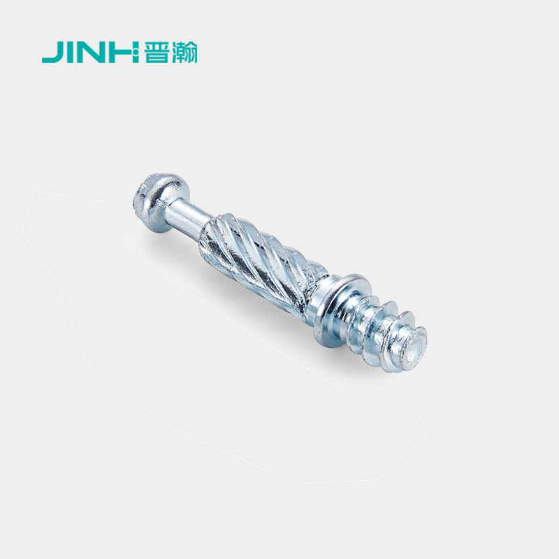 32mm Length Minifix Cam Bolt Easy Installation Furniture Fitting For Flat Panel Bed