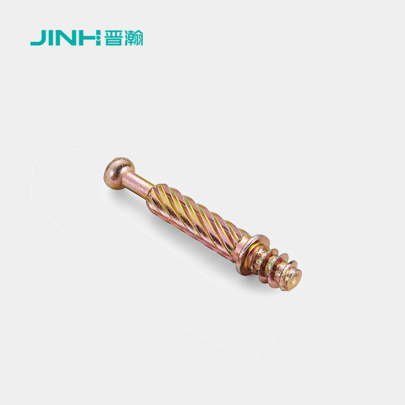 Carbon Steel 40mm Length Minifix Cam Bolt Furniture Connecting Fitting For RTA Furniture