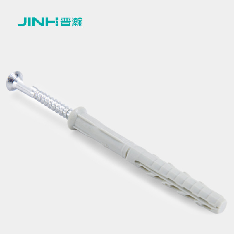 JH-12016 8x80mm Self-tapping Plastic Expansion Screw For Wall Easy Interior Decoration