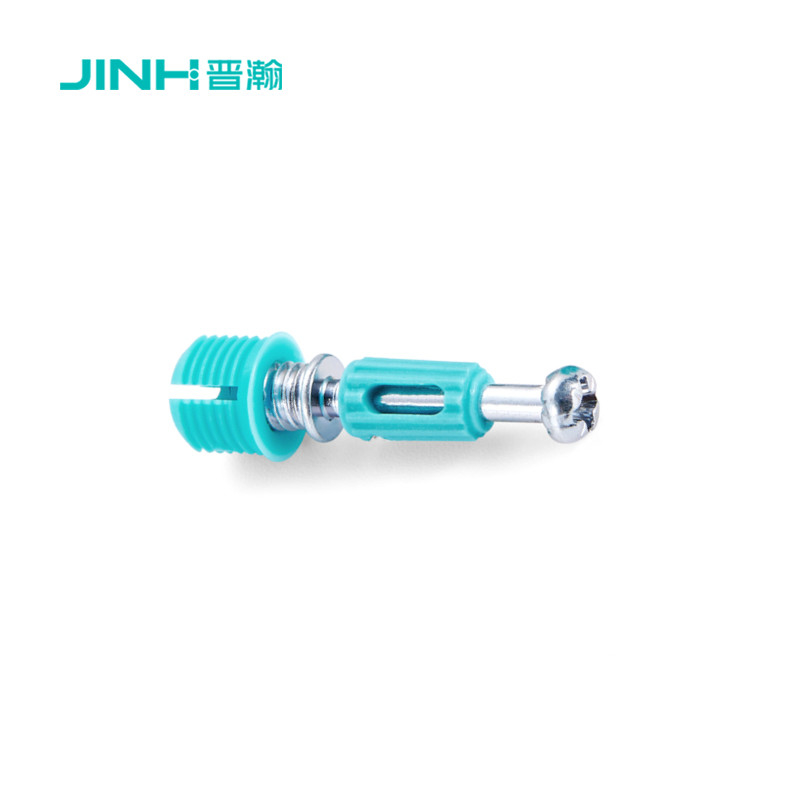 40mm Length Cold Rolled Steel Cam Bolt Screw , Furniture Fixing For Panel-Type Furniture