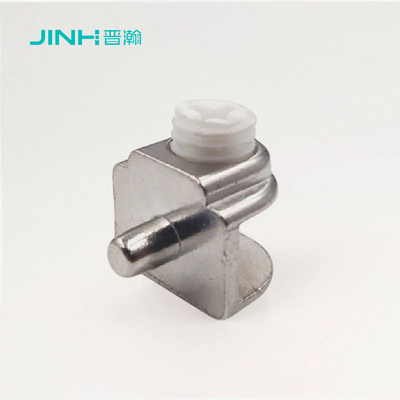 Nickel Plated C Shape Glass Mounting Clips For 2-8 Thickness Glass In Zinc Alloy