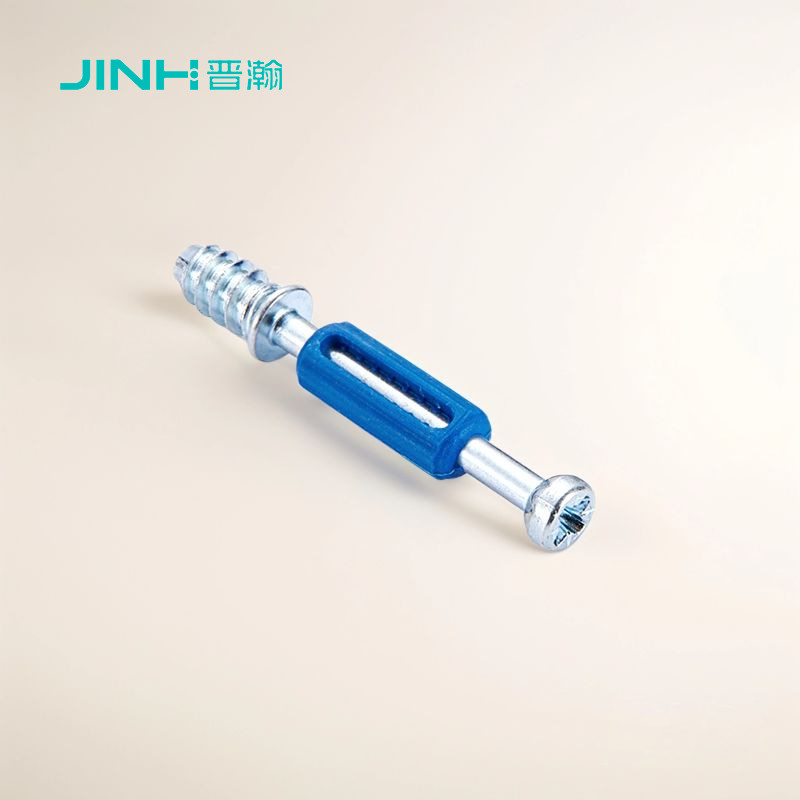 Jh-2112 Cold-Forged Cam Dowel Screw 40mm Industrial-Grade Furniture Jointing Pin For Rta Furniture