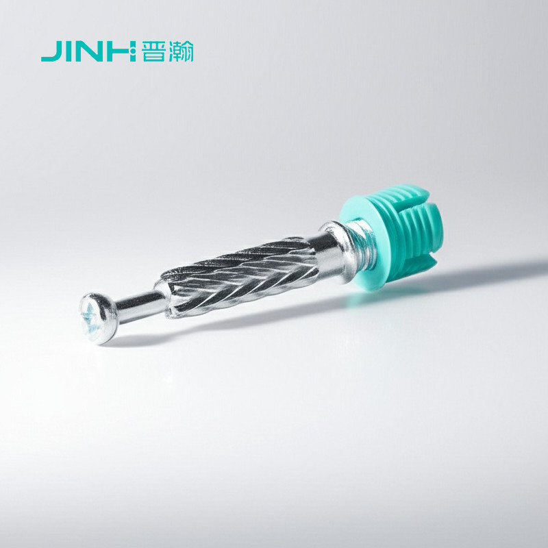 Jh-2145 Heavy-Gauge Cam Dowel Screw 40mm Furniture Alignment Dowel With Anti-Slip Threads