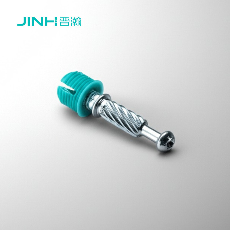 Jh-2148 Mini Cam Screw Cam Bolt Dowel 32mm Space-Saving Furniture Coupler For Flat-Packed Storage Units