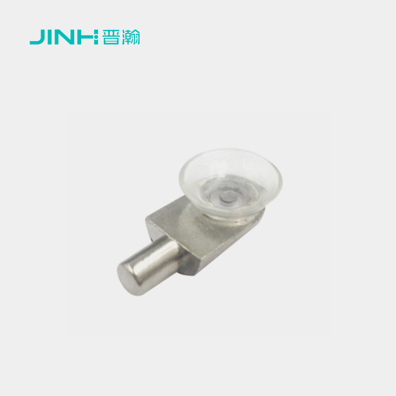 Jh-4011 , Nickel-Plated Steel Glass Clamp For Cabinet/Closet, 8mm Height 23mm Width