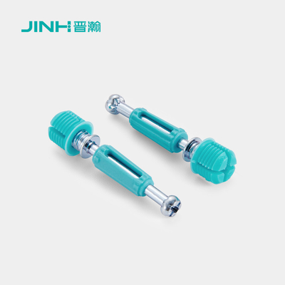 36mm Steel Minifix Spreading Bolts With Dowel, Furniture Connector for flat packed furniture