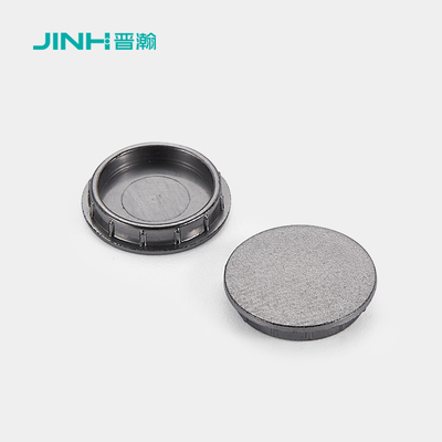 Diameter 11.5mm Black Screw Caps Connecting Fitting For Flat Packed Furniture