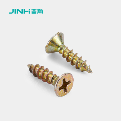16mm Length Fibre Board Screws Easy To Install Durable Fitting For Flat Pack Furniture