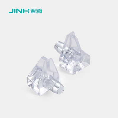 11*10.6mm Crystal Steel Shelf Pins Furniture Connecting Fitting For Flat Packed Furniture