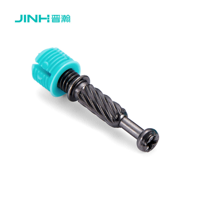Jh-2136 Steel Minifix Spreading Bolts 32mm Cabinet Connector For K/D Furniture