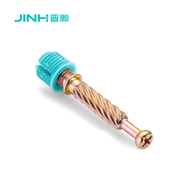 Jh-2083 Steel Minifix Spreading Bolts 40mm Furniture Hardware For Kd Furniture