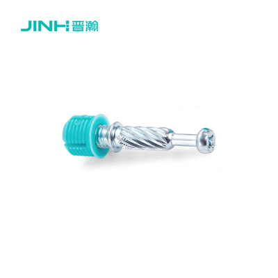 36mm Length Steel Minifix Connecting Bolts Hardware For Panel Type Furniture