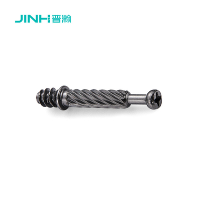 40mm Nickel Plated Minifix Connecting Bolts, Furniture Fitting For Knockdown Furniture