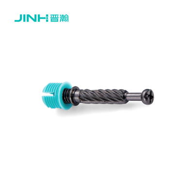 40mm Customized Minifix Connecting Bolts, Flat Pack Furniture Fitting For Rta Furniture