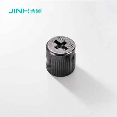 High Precision Furniture Cam Connector Wall Unit Integration Black Nickel Plated Flat Pack Furniture Fitting For Kd Furniture