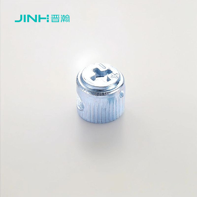 Zinc Plated Furniture Cam Fitting for Flat-Pack Office Furniture in Cold Rolled Steel