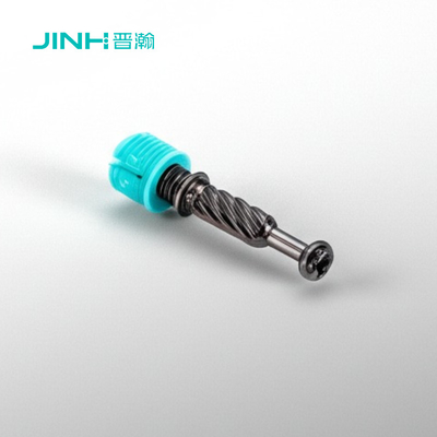 Jh-2136 Compact Cam Dowel Screw 32mm Low-Profile Fastening Shaft For Modular Cabinet Assemblies