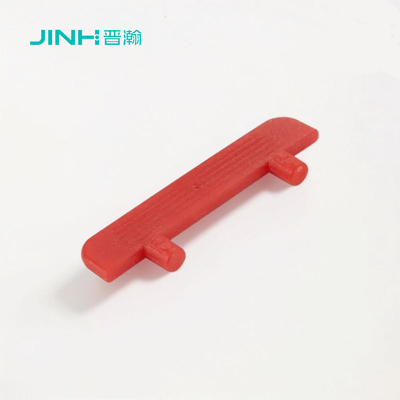 55mm Concealed Sliding Shelf Bracket | Red ABS Plastic Invisible Support | Heavy-Duty Hardware for 9mm+ Cabinets & Wardrobes