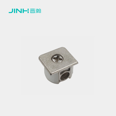 JH-4059 Zinc Alloy Shelf Pegs - Nickel Plated Finish, Compact 14x20mm Size, Secure Fit For Furniture Boards Over 15mm