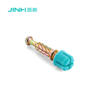 Jh-2154 High Performance Cam Lock Fastener Screw, 32mm Length, 12n Torque, Color Zinc Plated, Oem/Odm Supply