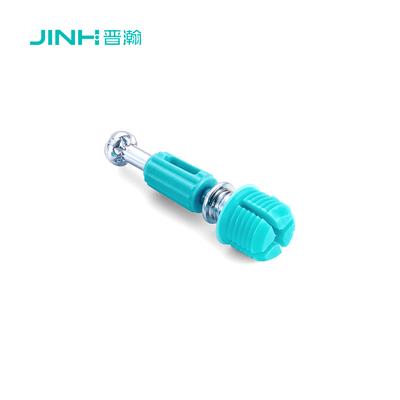 Jh-2159 32mm Furniture Lock Screws, 32mm Length, Cold-Drawn Steel & Nylon