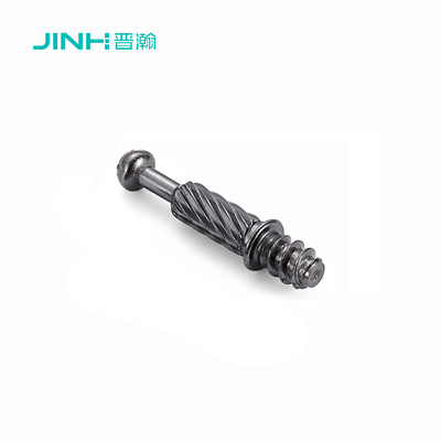 Jh-2169 Boulons de connexion Minifix OEM personnalisables pour meubles en kit, acier au carbone étiré à froid, longueur 32 mm