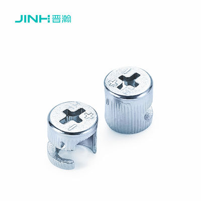 Jinhan Jh-1040 Cabinet Fitting 12mm Cam Lock For Panel Furniture｜Cold Rolled Carbon Steel｜Zinc Plated｜Concealed Installation
