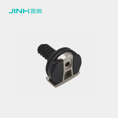 L'alliage de zinc caché des étagères de support de haute précision Jh-4010 - fixateur invisible pour les armoires modernes